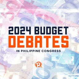 LIVE UPDATES: Debates on the 2024 Philippine national budget