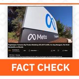 FACT CHECK: Meta outage not caused by solar flare