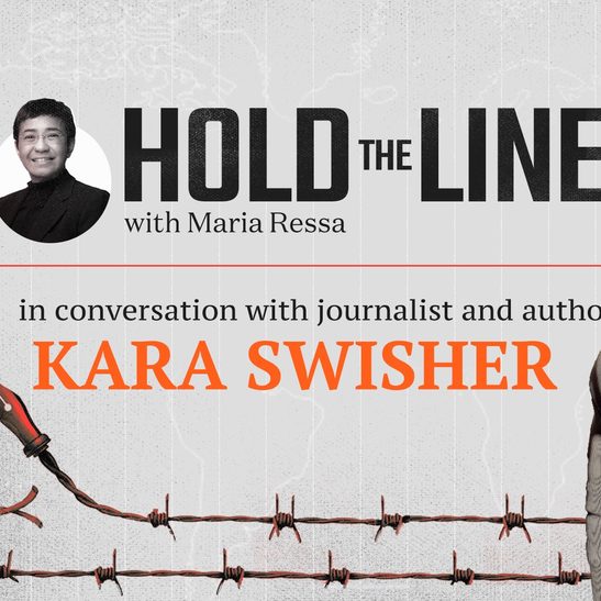 #HoldTheLine: Maria Ressa talks to Kara Swisher
