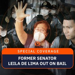 SPECIAL COVERAGE: Former senator Leila de Lima out on bail