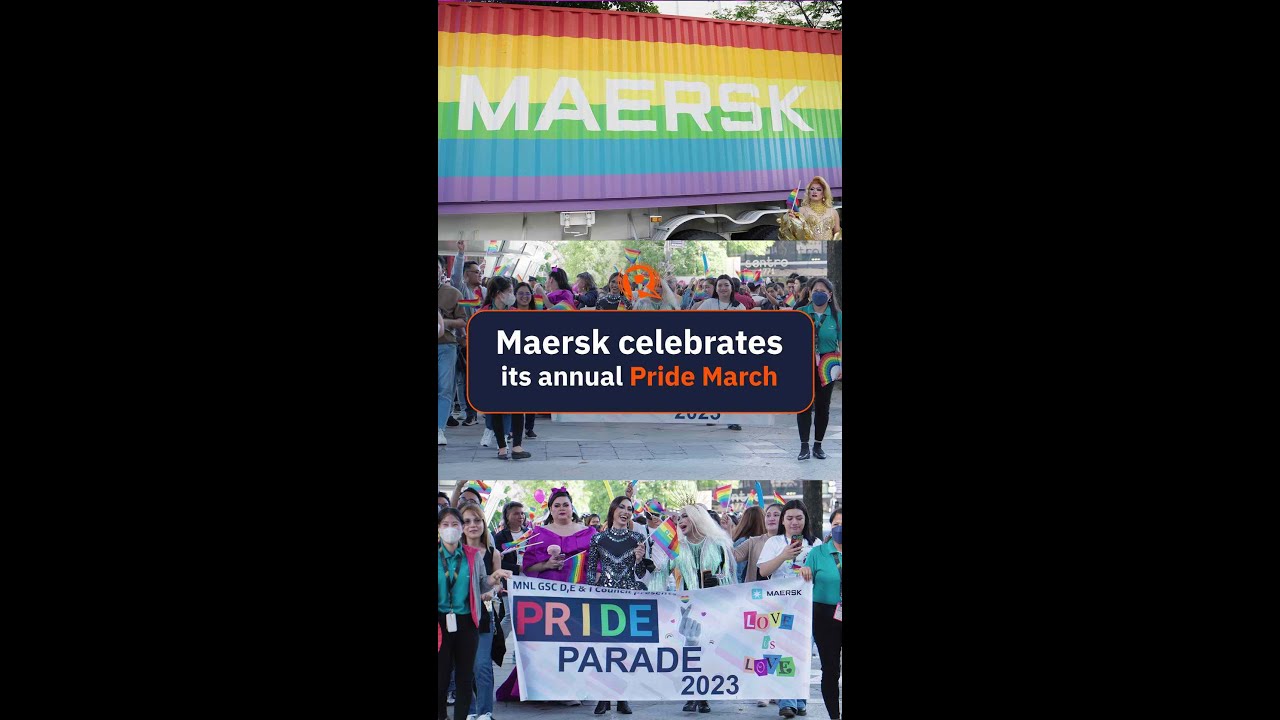 WATCH: Maersk celebrates its annual Pride March in Pasig
