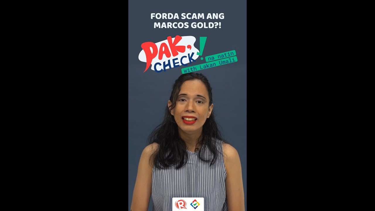 Pak, Check! Beshie, ‘wag pabudol sa Marcos gold scam, ha?!