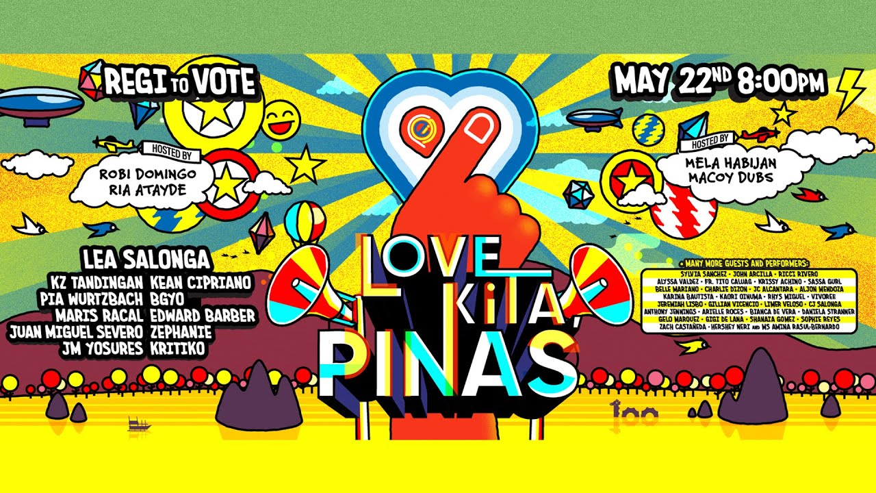 Celebrities, leaders band together in ‘Love Kita Pinas’ voters’ registration event