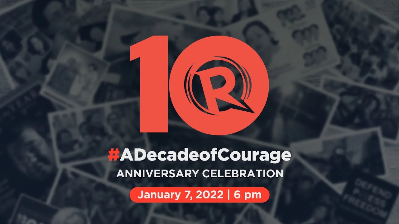 WATCH: Rappler marks #ADecadeofCourage