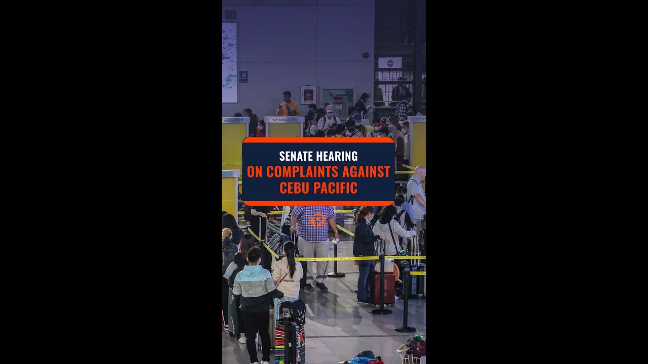 LIVESTREAM: Senate hearing on complaints against Cebu Pacific