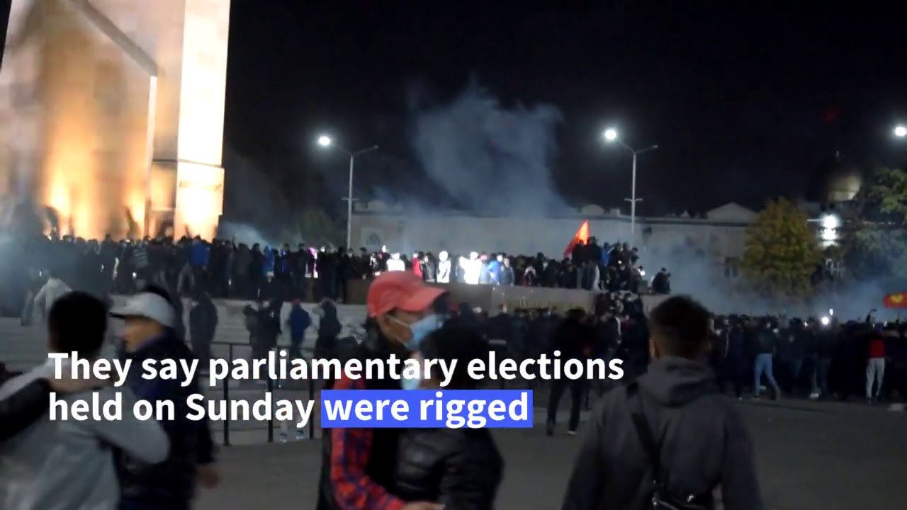 Kyrgyz protesters take government house, free ex-leader after post-vote clashes