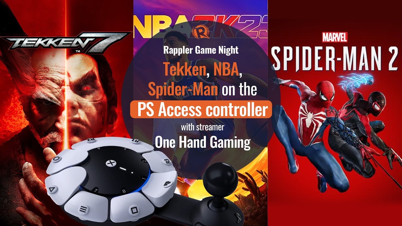 Rappler Game Night: PlayStation Access controller with streamer One Hand Gaming